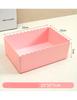 Cream colored stationery storage box ins style desktop miscellaneous storage basket multifunctional desktop storage basket