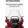 For Honda NX500 NX 500 nx500 Accessories High Quality Motorcycle Windscreen Wind Deflectors Windshield Sunshade panel Smoke-gray