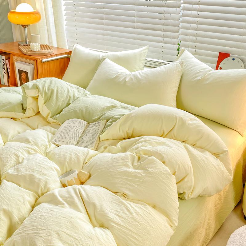 Постельное белье Покрывало с наволочкой простыня односпальное постельное белье пододеяльник Постельное белье с застежкой-молнией Queen/King