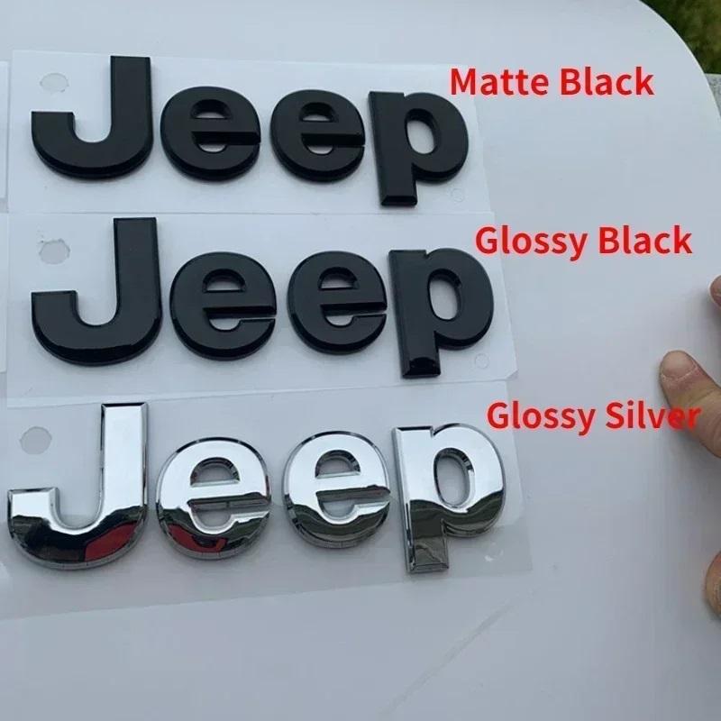Car Front Rear LIMITED 4X4 Logo Auto Grille Emblem Sticker Accessories For Jeep Renegade Compass Grand Cherokee Wrangler Rubicon AMT1
