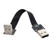 Кабель Cablecc USB Папа-Папа Передача данных Плоский Тонкий FPC Кабель Угловой 90 градусов вниз для FPV Дисковый сканер Принтер 200CM 2.0 Тип-A Тип-A & & &