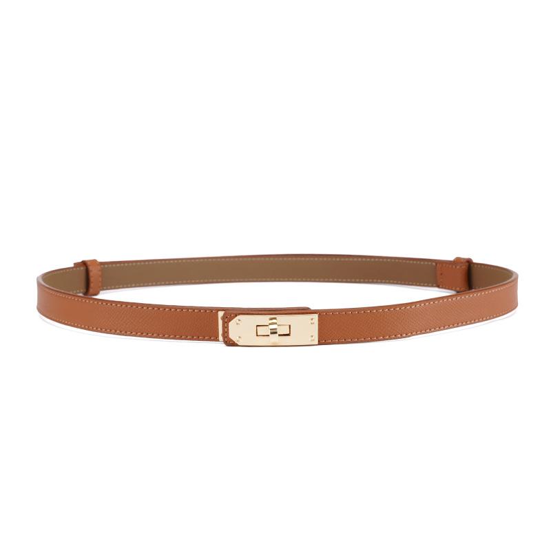 Женский ремень, Двусторонний кожаный высококачественный поясной ремень Тонкий ремень для украшения платья H Home Двойной ремень из коровьей кожи Женский