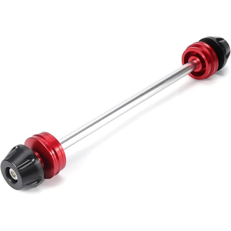 Мотоциклетный передний осевой вилочный краш-слайдер, катушки маятника, подставка для Ducati 1199 1299 для Panigale V4 V2 для Multistrada 1200 (цвет : Передний черный)