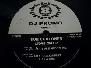 12-дюймовая пластинка СЬЮ ЧАЛОНЕР - Move On Up 12LOSE41DJ Pulse-8 Records 1993 UK Танцевальная и Электронная Б/У
