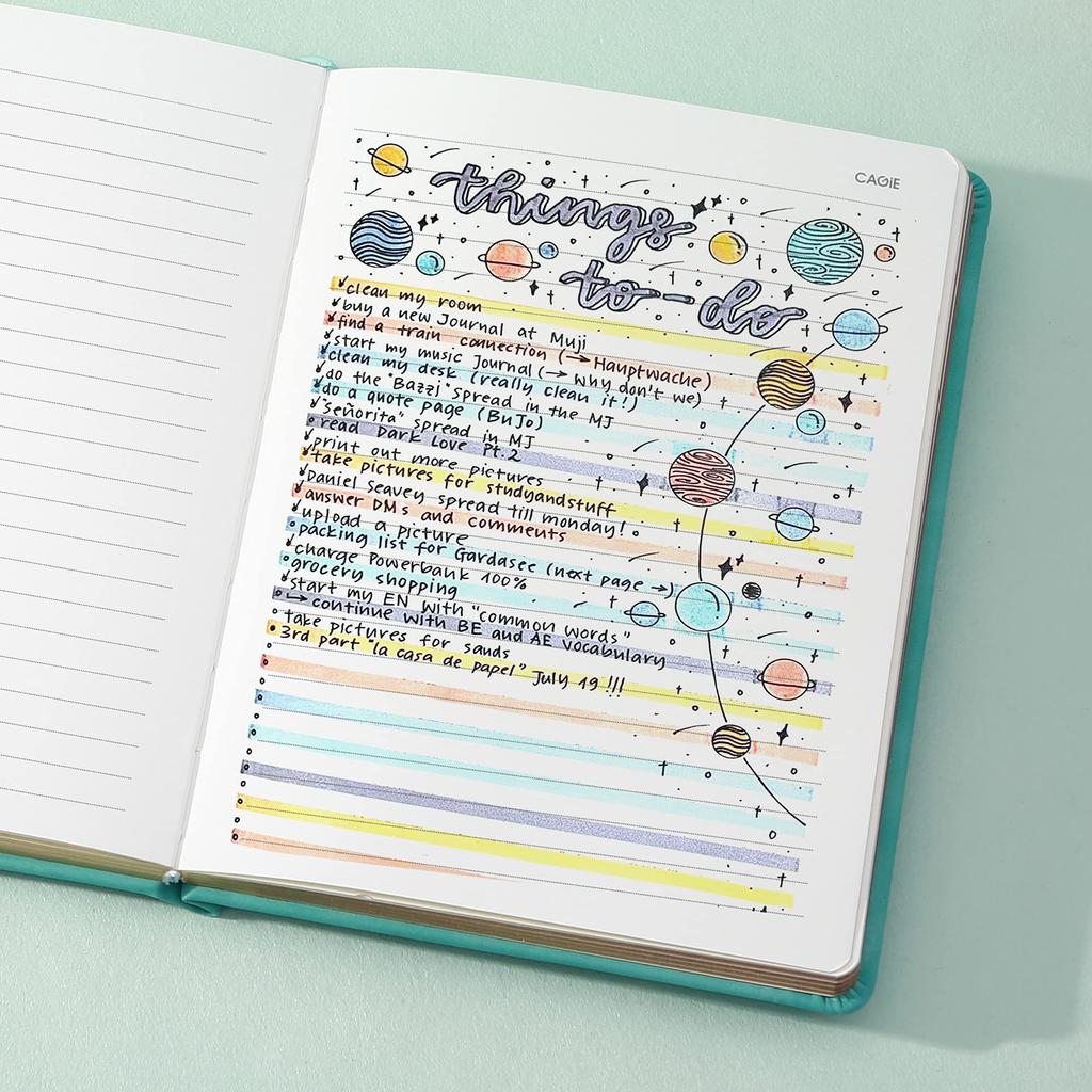 CAGIE Блокнот с дневником Дневник с милым Для начальной школы Книга-дневник с ПУ Секрет Для школы Зеленый Замок, Книга, Замок, B6, Блокнот, Стильный,