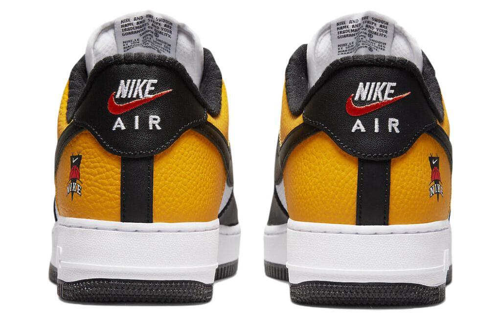 Nike Air Force 1 Low '07 LV8 Черный Золотой Сетчатый Материал DQ7775-700