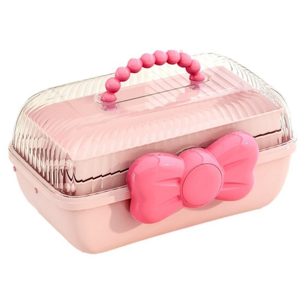 3Layer Jewelry Hair Accessories Storage Box Practical Display Collection Case Workspace Storage