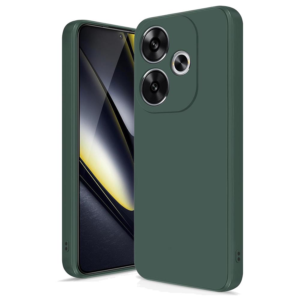 Роскошный квадратный силиконовый мягкий чехол для Xiaomi POCO F6 X6 F5 X5 F4 X4 F3 X3 Pro 5G Candy Color Matte Cover Противоударный тонкий чехол