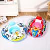 Creative Cartoon Racing Car Swimming Float for Toddlers - Thickened Infant Seat with Steering Wheel