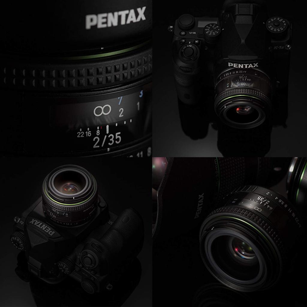 PENTAX HD Single Focus Lens Size Depiction Performance HD and Lightweight Shooting K Series Is Equipped with Image 22860 PENTAX-FA35mmF2 Wide-angle