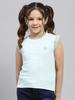 Girl Regular Fit Blue Top