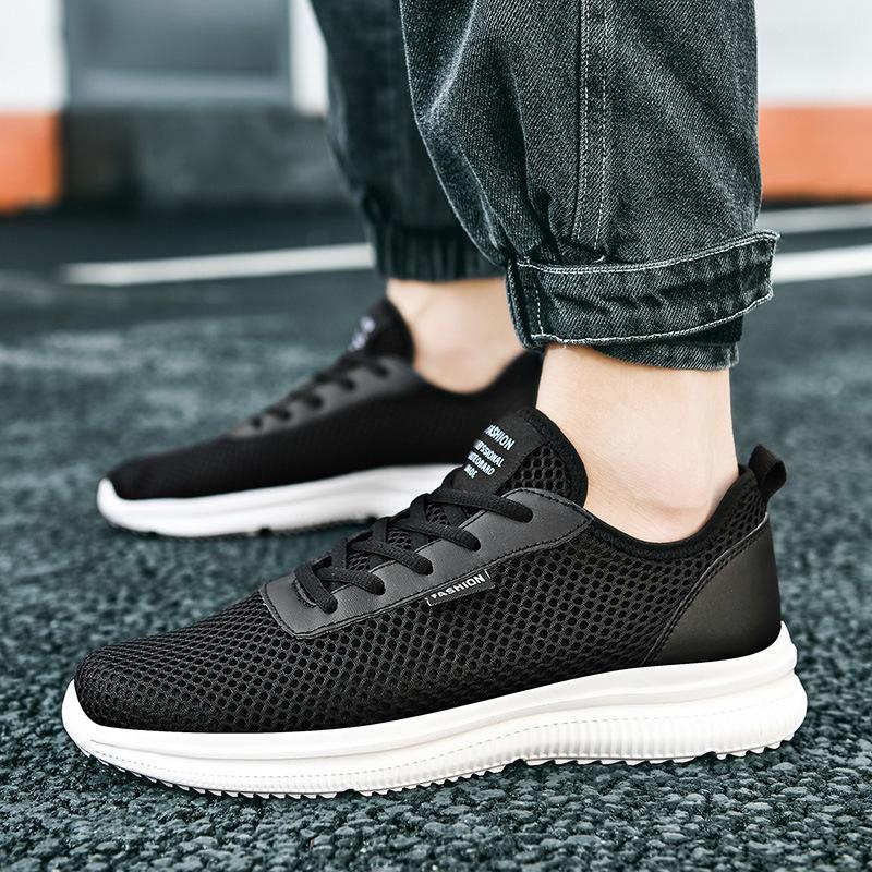 Кеды Tide Shoes Полые Повседневные Летающее Плетение Мужская Повседневная Обувь Уличные Беговые Большой Размер Легкие Осенние