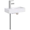 Bathroom Sink Chrome 40.5 x 22.5 x 11.5 cm Metal