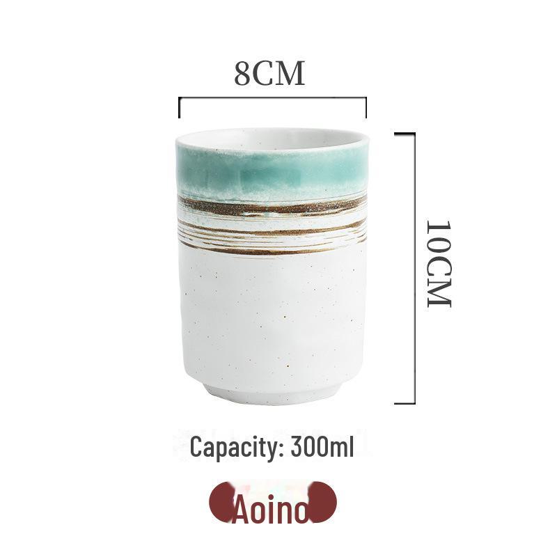 Керамическая чашка для чая и суши в японском стиле в стиле ретро