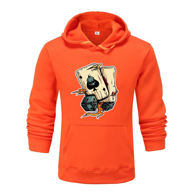 Осенне-зимняя новая индивидуальная одежда с принтом для мужчин и женщин, толстовка с капюшоном для любителей, пуловер для бега, спортивная толстовка