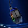 Проводные наушники PSH-400 Светящиеся Шумоподавляющие 3,5 мм USB Hi-Fi Стерео Игровая Гарнитура с Микрофоном для Настольного ПК