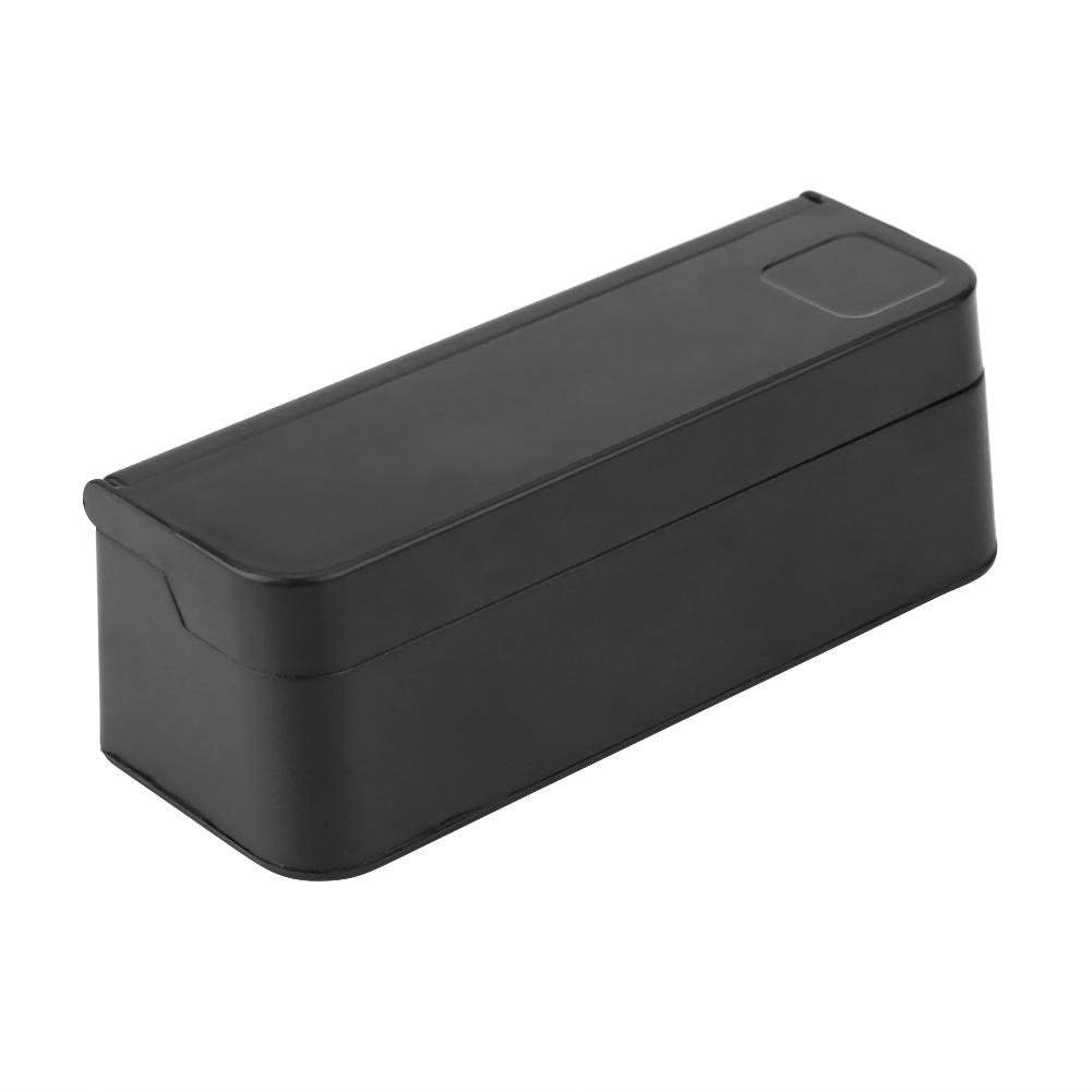 Universal Car Interior Plastic Coin Case Storage Box Holder Change Container Organizer Black