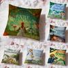 Классические книги Энн из Зеленых Крыш  Чехол на подушку Премиум Комфорт Двусторонний - Дизайн «Два в одном» для Любой Комнаты и Салона Автомобиля