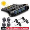 AN-01D Цифровые часы на солнечной энергии TPMS для автомобиля TPMS 4Wheel Car Давление в шинах Сигнализация Мониторная система Давление в шинах Предупреждение о температуре
