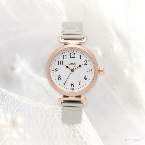 Fieldwork Women's Analog Watch with Metal Band and Bellows, Stainless Steel, 5 ATM Water Resistance, WP Nadi White, MKJ3015-1