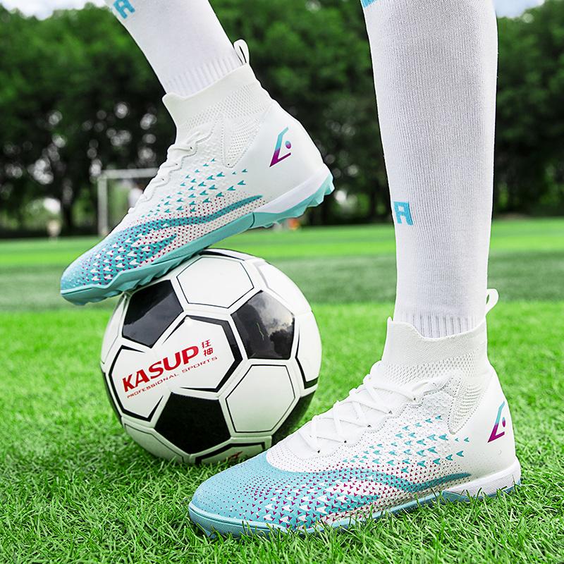 Professional Soccer Shoes Men Anti-slip Breathable Football Boots Men Grass Training Long Stud Comfortable Sports Shoes Men