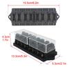 KILIGEN Universal Car Truck Vehicle 8 Way Line Car Medium Fuse Box Block
