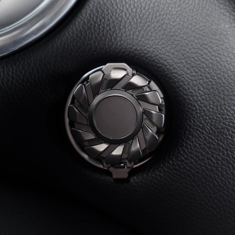 Decorative Engine Start Stop Button Covers Shield Night Glow Easy to Install Add Unique Touch to Car Interior