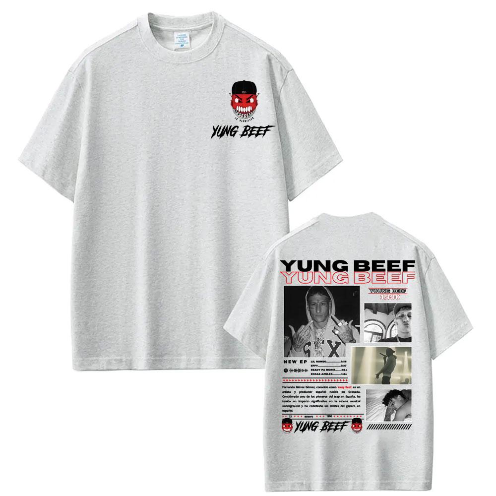 Rapper Yung Beef Album Tour Graphic T Shirt Unisex Women Clothing Cotton Short Sleeve Tshirts Fashion Hip Hop Oversized Tee Shirt