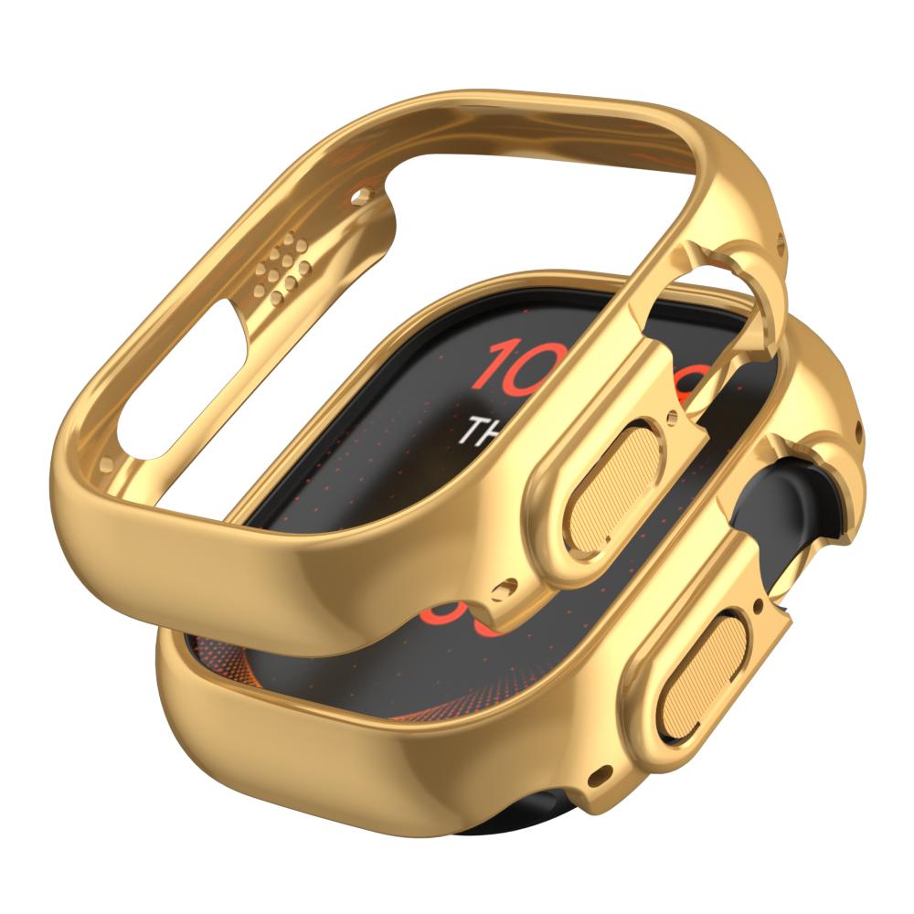 Для Apple Watch 45мм 41мм 38мм 42мм 40мм 44мм Позокрытая Скелетная Защитная Накладка Жесткая PC Бампер Чехол Рамка для iWatch SE 8 7 6 5 4 3 2 1 Чехол