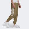 adidas Спортивные брюки Originals Lock Up с полосатым логотипом, мужские брюки, зеленые H41386