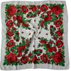 70*70cm Babushka Square Bandana Women Floral Print Russian National Scarf