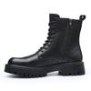 Fashion White Boots For Men New British Style Platform Motorcycle Boots Good Quality Casual Men’s High Top Leather Shoes Punk 2023