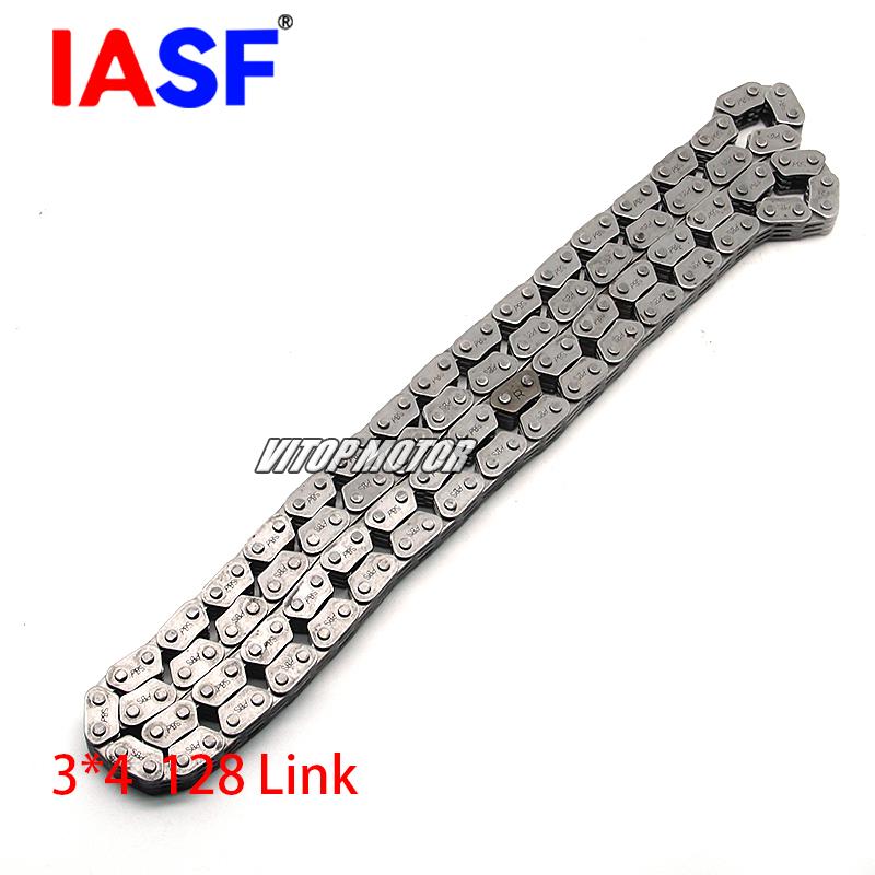Fits for Kawasaki KLX250 KLX 250 1992-2015 2014 2013 2012 2011 2010 Motorcycle Engine 128 Link Camshaft Timing Chain Sets