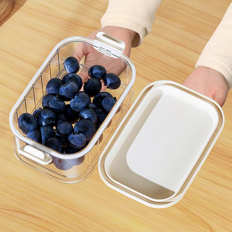 1/3/5pcs Spice Storage Box PP Food-grade Material Spice Preservation Box Cabinet Organizer Clear Fruit Spice Sealed Container