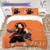 SHAMAN KING Pattern Bedding,Quilt Set Quilt Cover Pillowcase Home Birthday Gift(1 * duvet cover + 2 * pillowcase, without core)_lx