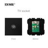 EIOMR A1 Series High-quality Plastic Panels Wall Switch EU French Electrical Outlets USB Type-C TV RJ45 Sensor Switch Module DIY