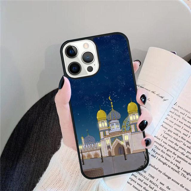 Muslim mosque building Coque Shell For iPhone 17 Air 15 16 14 13 12 Pro Max 11 Pro Max Plus Phone Case Cover