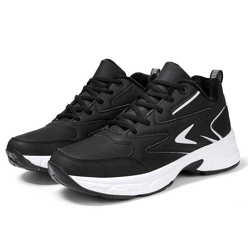 39-45 осенне-зимние мужские спортивные туфли большого размера с короткими бархатными волосами, противоскользящие и уличные мужские кроссовки для фитнеса