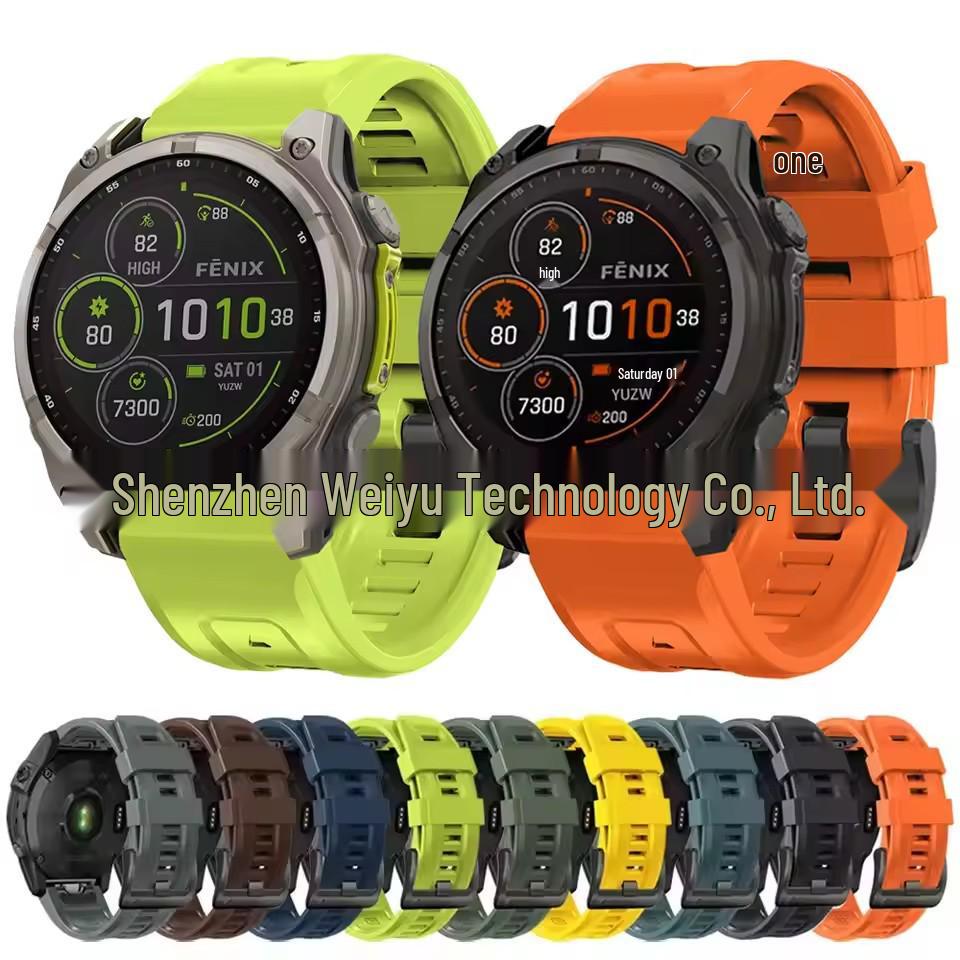 Силиконовый ремешок 22 мм/26 мм с быстрой заменой для Garmin Fenix 7/7X - Аксессуар 7-го поколения