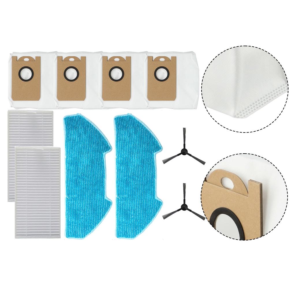 1 Set For Vozascly R10 Robot Vacuum Cleaner Filter Mop Cloth Bag Side Brush Kit Vacuum Cleaner Accessories
