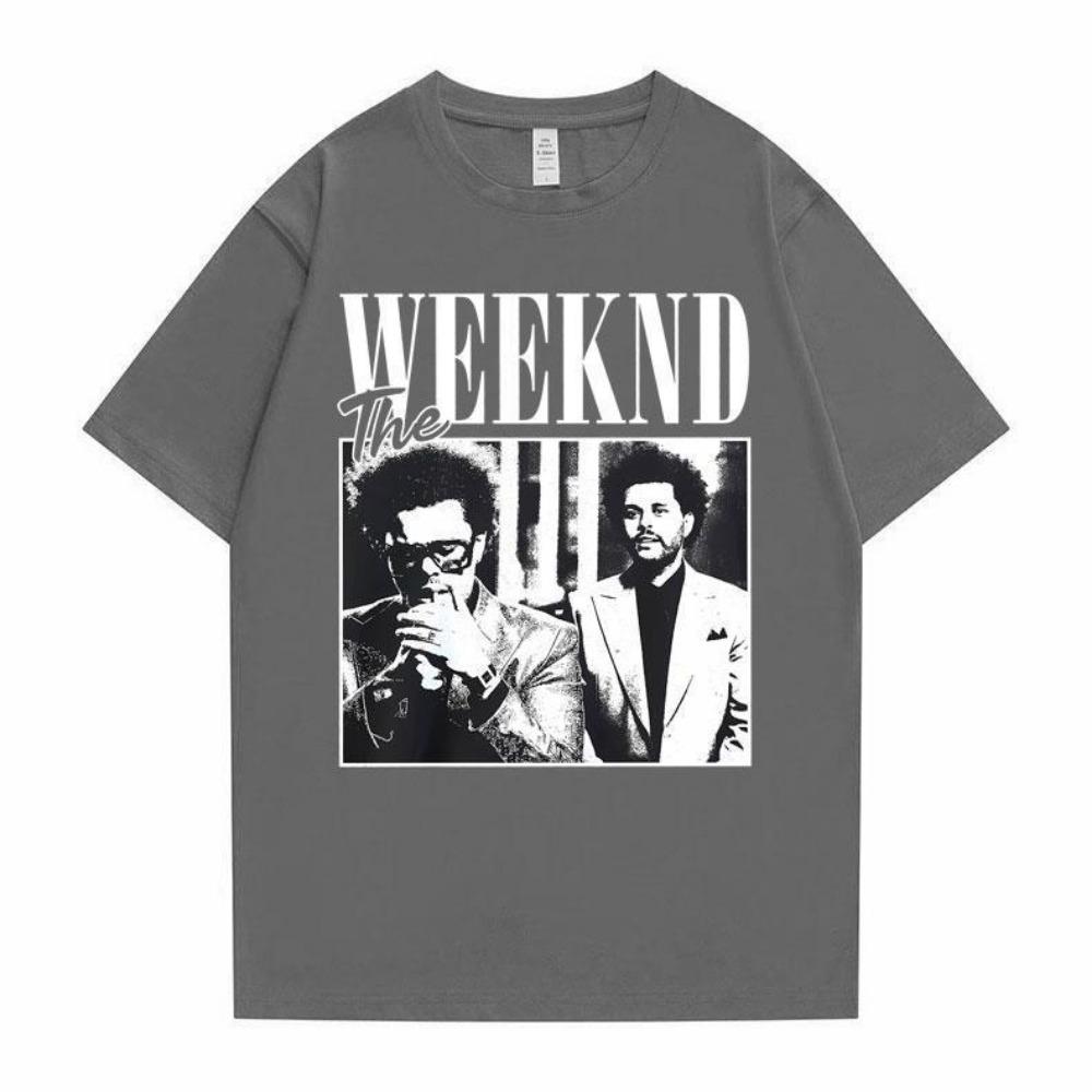 Поп-певец Артист The Weeknd Принт Аниме Топы Футболки Одежда Женская Футболка Женщины Мультяшная Футболка Короткий Рукав Девочки Футболка