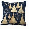 Short Plush Material Pillowcasehome Decor Merry Christmas & Holiday Tree-Patterned Pillows Pattern Cushion Cover Suitable For So