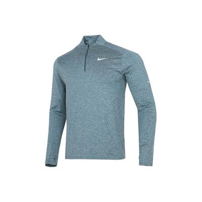 Мужские спортивные топы с длинным рукавом и полумолнией Dri-Fit Element, синие DD4757-058