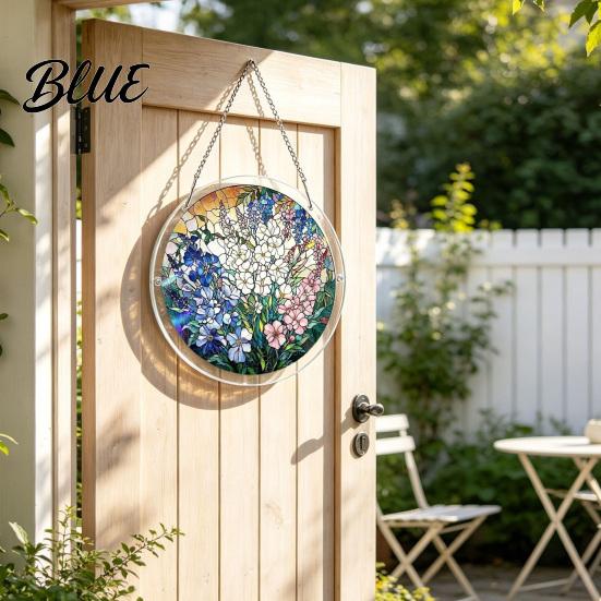 Подвесное Окно Украшение Акриловая Мозаика Ловец Солнца Витражные Украшения DIY Пазл Солнце Ручная Работа Искусство Ловец Комплект для Дома Сада Декор