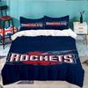 Rockets Basketball Team 3pcs Bedding Set,Including 1pc Duvet Cover And 2pcs Pillowcases Perfect Gift for Christmas,Ideal for Bedroom, Dormitory
