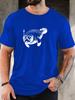 Snorkel Unisexatee Graphic Print Unisexs Crew Neck Short Sleeve Tee Soft Summer Top Ocean Lover Daily Street Basic Casual Outfit Wear