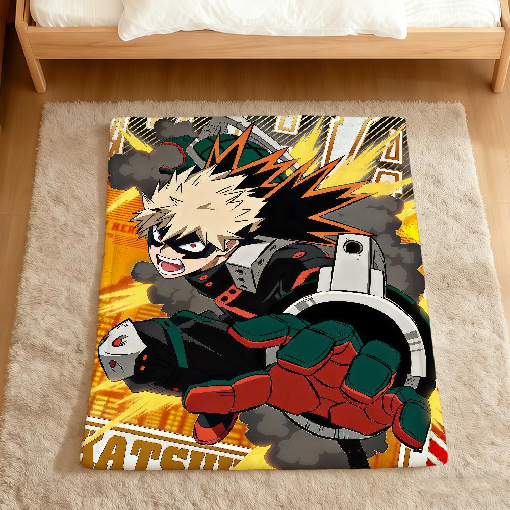 Крутой Аниме K-Katsuki B-Bakugo Фан-арт Фланелевое Мягкое Теплое Плюшевое Одеяло Диван Гостиная Питомец Дом Спальня Подарок Дом Автомобиль Портативное