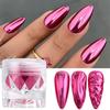 Xiaomi 1 Jar Hot Pink Chrome Nail Powder Metallic Mirror Nail Art Pigment Dust Shiny Rose Gold Manicure Nail Art Glitter Decorations