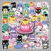 50 Листов Ручной Росписи Милых Стикеры Sanrio для Блокнотов и Канцелярии