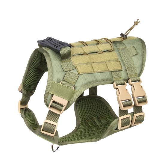 Шлейка для собаки Пряжка с вставкой Регулируемая Прочная фиксация Водонепроницаемая Взрывозащищенная Прогулочная тяга Ткань Оксфорд Средний